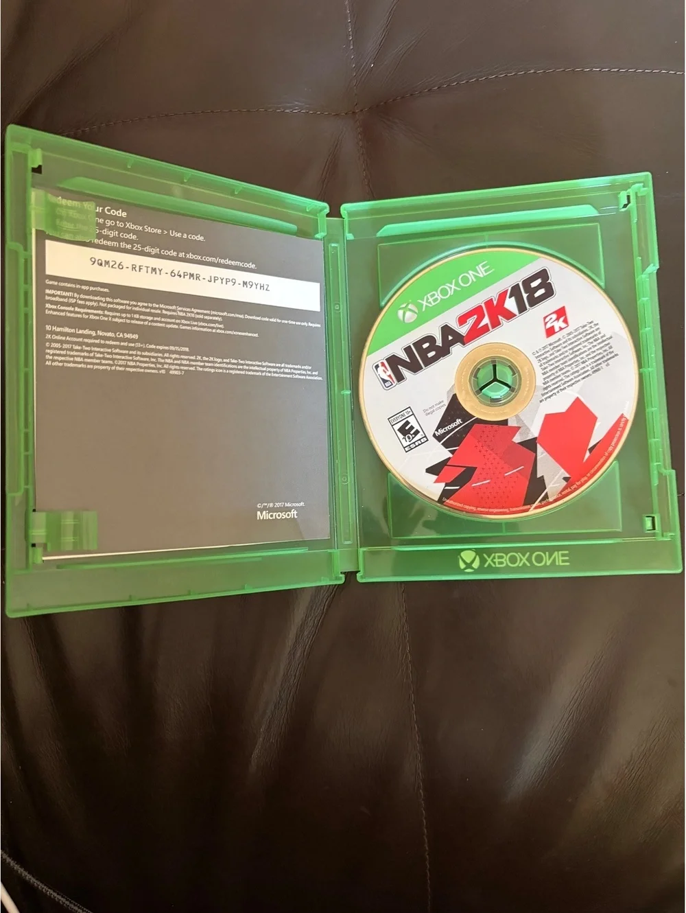 NBA 2K18 Xbox One Game